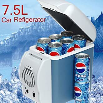 Portable Mini Car Refrigerator, 12V 7.5L Car Fridge