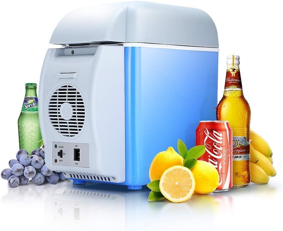 Portable Mini Car Refrigerator, 12V 7.5L Car Fridge